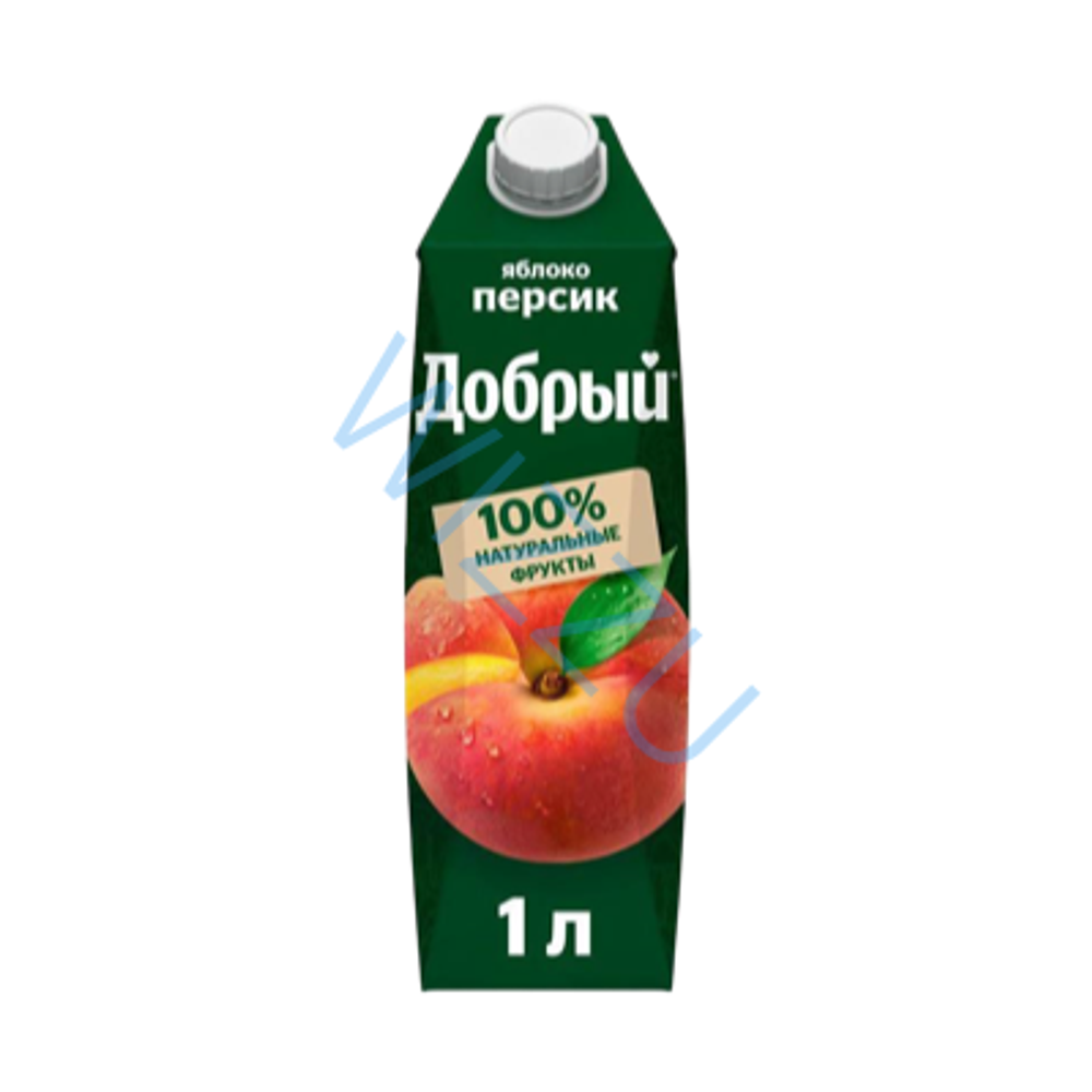 Напиток сокосодержащий Добрый яблоко персик 1000мл