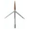 Наконечник Salvimar Martin из нерж. стали со съемным 3-х гранным бойком