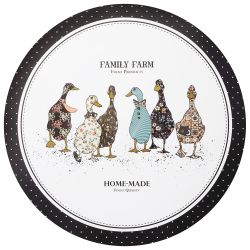 НАБОР ПОДСТАНОВОЧНЫХ САЛФЕТОК "FAMILY FARM" ИЗ 2 ШТ., ДИАМЕТР=38 СМ