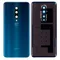 Задняя крышка для OnePlus 7 Pro синяя глянцевая (Nebula Blue) со стеклом камеры