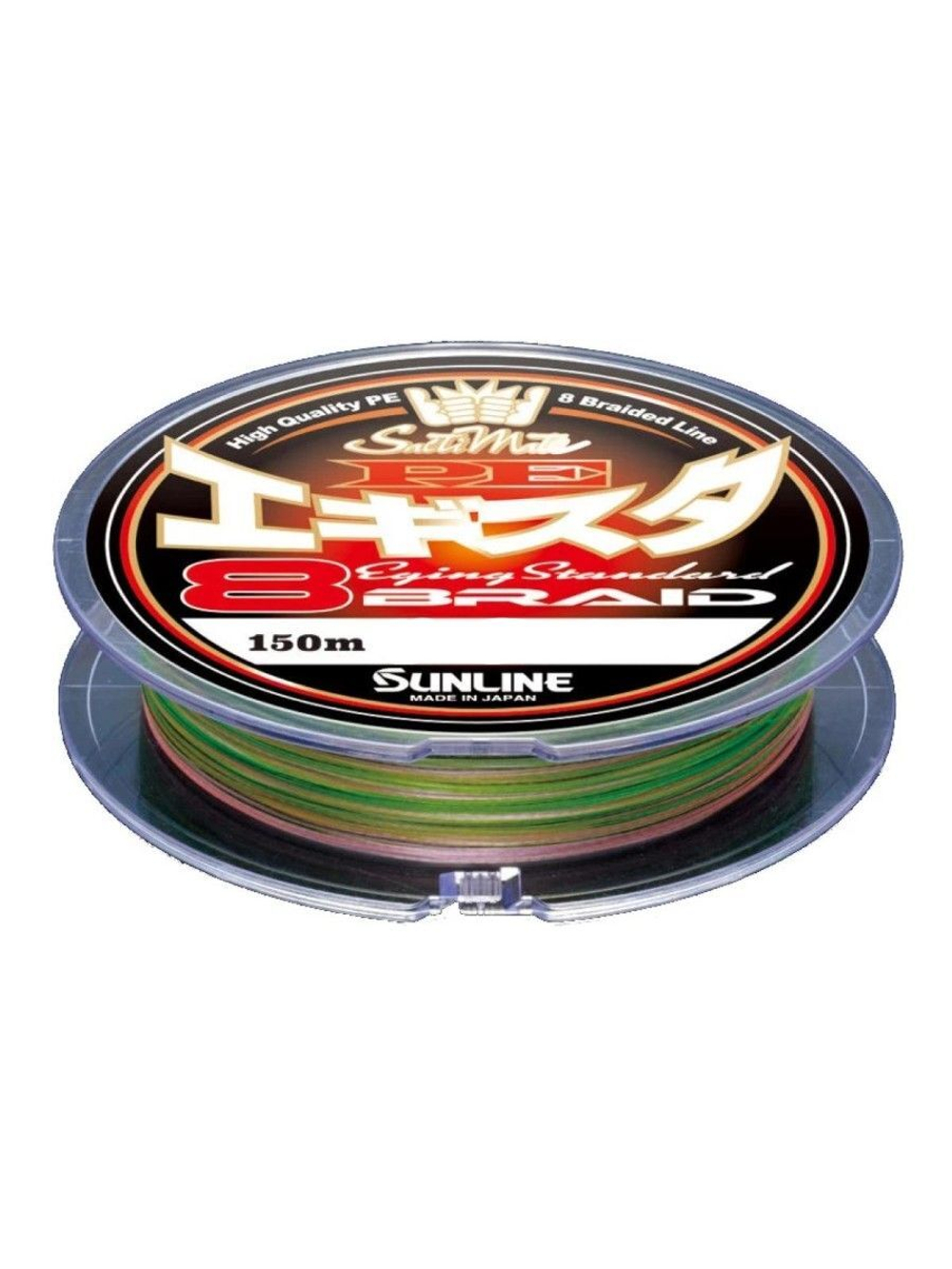 Плетеный шнур для рыбалки SUNLINE SM PE EGI STA 4 150 HG #0.4/6LB
