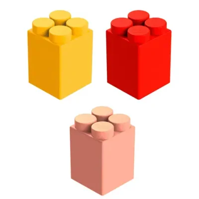 Элемент высокий 12x12x17,5 см для конструктора 10"