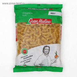 Макароны Gran Mulina Fusilli Спираль 400 гр