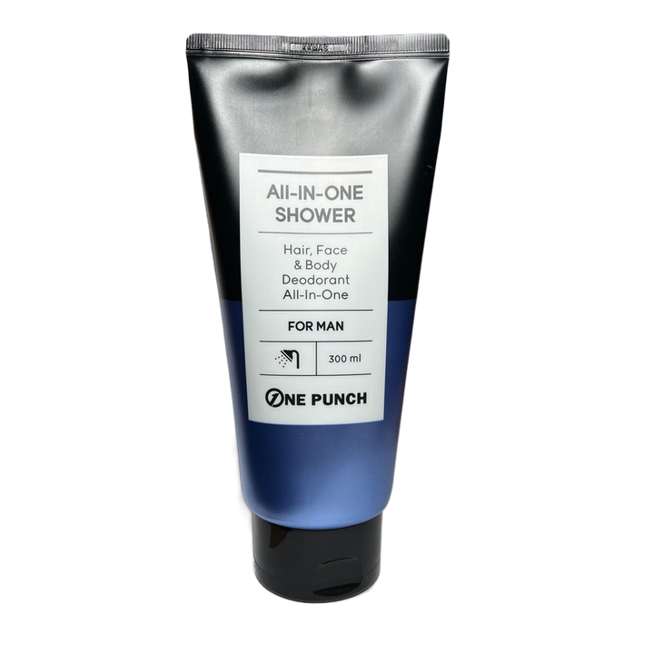 Средство для мытья лица, тела и волос May Island One Punch All in One Shower 3в1 для мужчин 300 мл