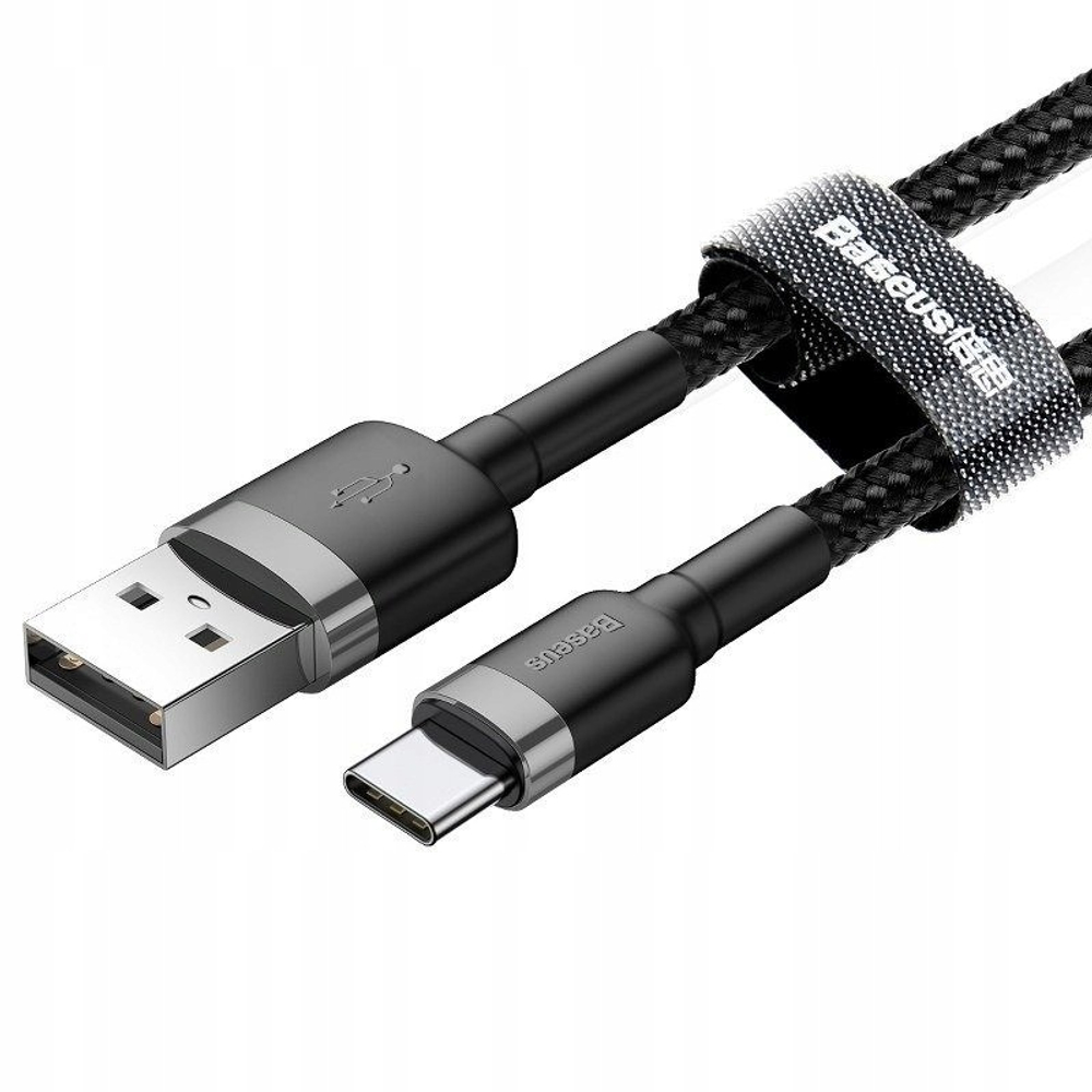 Usb Кабель-зарядка TYPE-C Baseus Cafule 2A 3м (CATKLF-UG1) черный