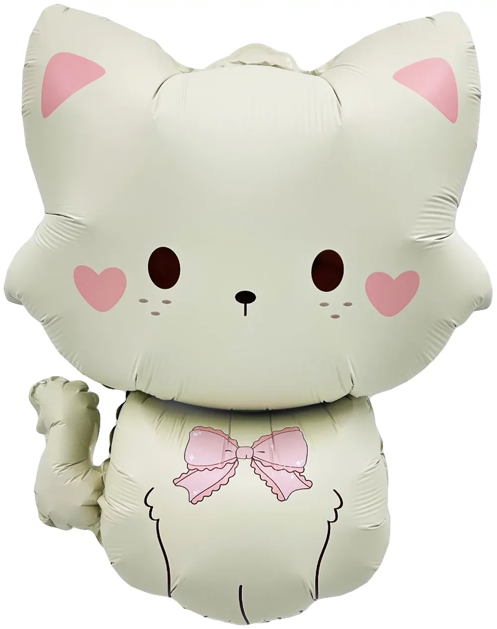 Шар (28''/71 см) Фигура, Кошечка с бантиком, 1 шт.
