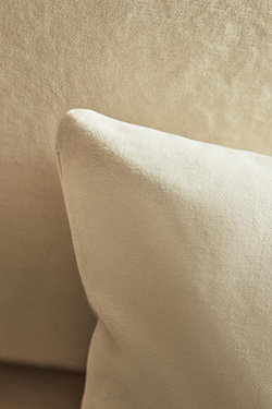 ZARA HOME ХЛОПКОВЫЙ ЧЕХОЛ ДЛЯ ДЕКОРАТИВНОЙ ПОДУШКИ, ЭКРЮ