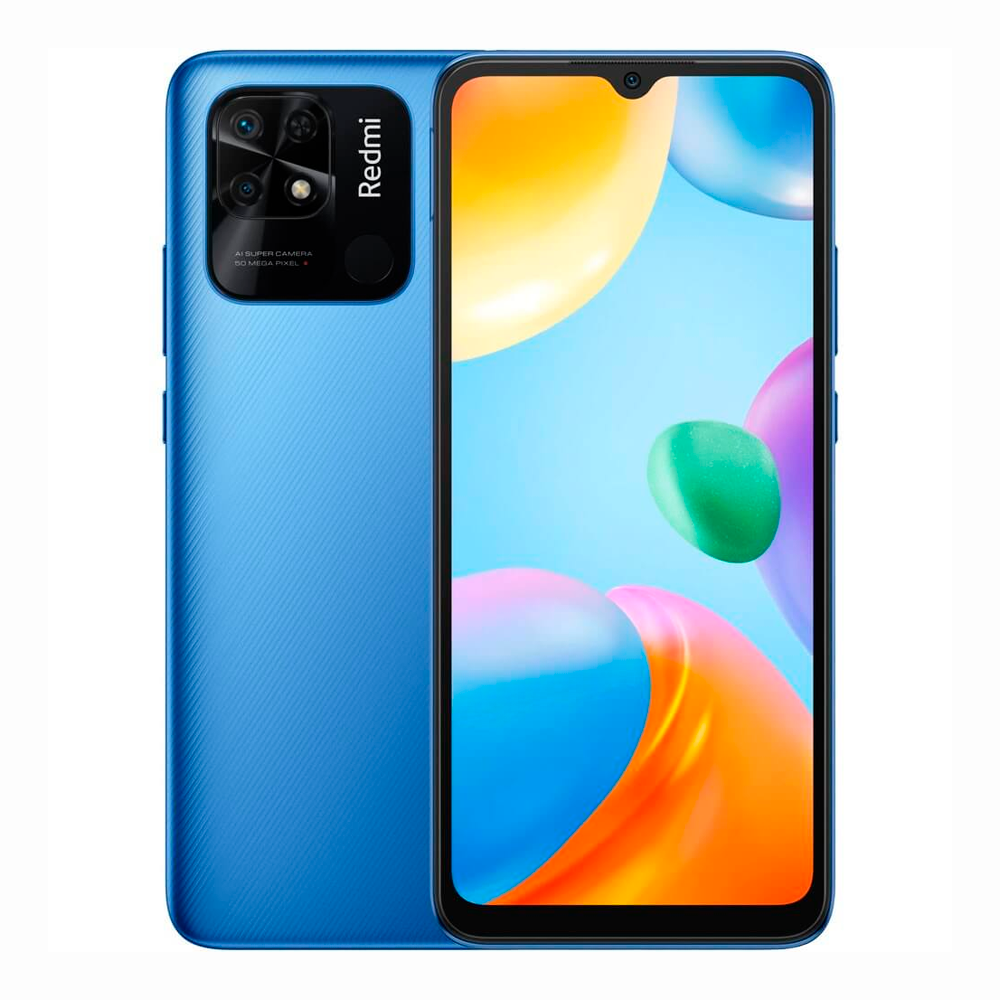 Смартфон Xiaomi Redmi 10C 3/64GB, Ocean Blue (Морской синий)