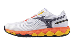 Мужские теннисные кроссовки Mizuno Wave Enforce Tour 2 CC - white/fiery coal 2/citrus