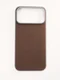 Карбоновый чехол для IPhone 17 Pro MAX with MagSafe коричневый квадрат (Brown)