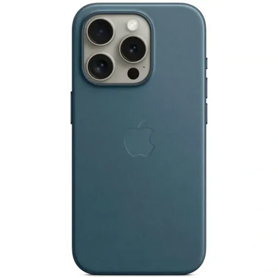Чехол Apple FineWoven with MagSafe для iPhone 15 Pro Pacific Blue
