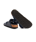 Кожаные шлепанцы arizona bb shearling leoi midnight laf Birkenstock - темно-синий(1023139)