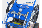 Установка опрессовочная в/давления C-TECH DN1520 (140 бар, до 1200 л/ч, 5.5 кВт, 380 В) мобильная