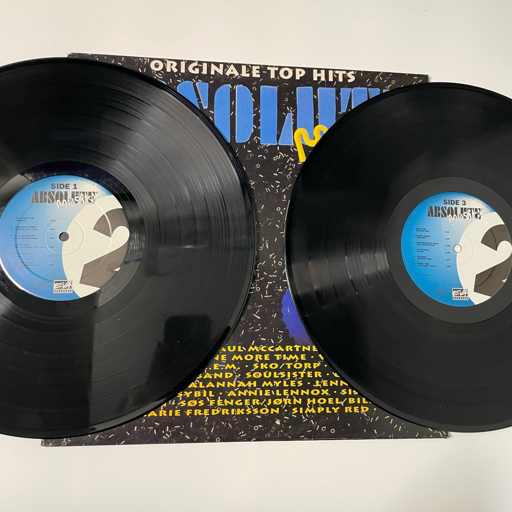 Винтажная виниловая пластинка Сборник Absolute Music 2 (Дания 1993) (Duran Duran, Sister Sledge, U2 и др)