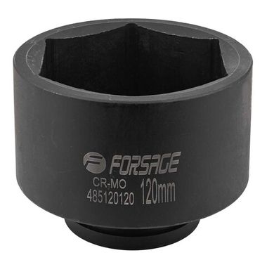 Головка ударная глубокая 1'', 120мм (6гр.) Forsage F-485120120