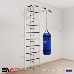 Шведская стенка Sv Sport 5111 (Турник стандарт/Лестница/Цепь/Мешок 15кг)