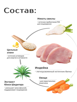 Корм сухой для щенков мелких пород, с индейкой, 12 кг, QUATTRO