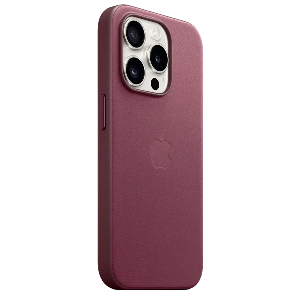 Тканевый чехол с поддержкой MagSafe Apple FineWoven Case для iPhone 15 Pro Max, Mulberry (Красная шелковица)