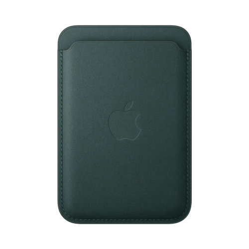 Тканевый чехол-бумажник с поддержкой MagSafe Apple FineWoven Wallet (2023), Dark Green (Темно-зеленый)
