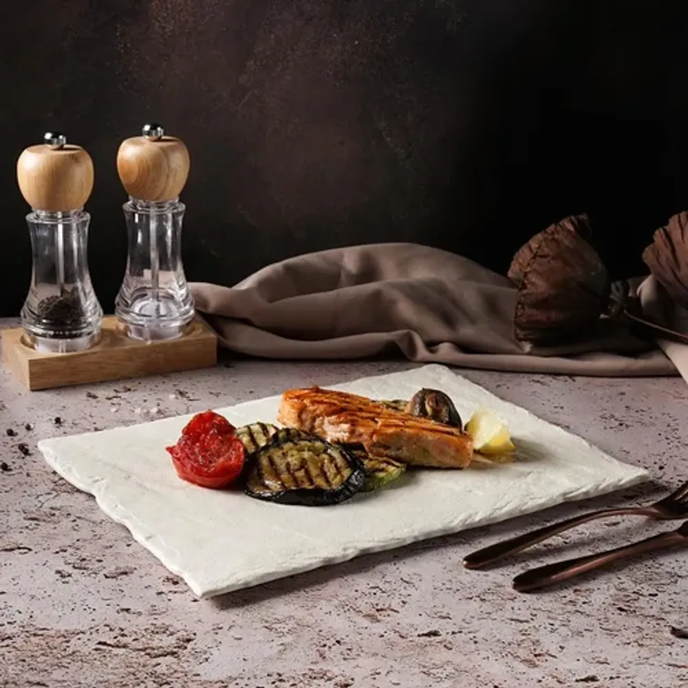 Блюдо прямоугольное 34*24 см h1 см Elephant Ivory P.L. Proff Cuisine [3]