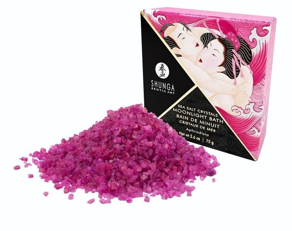 Соль для ванны Bath Salts Aphrodisia с цветочным ароматом - 75 гр. (Цвет: розовый)