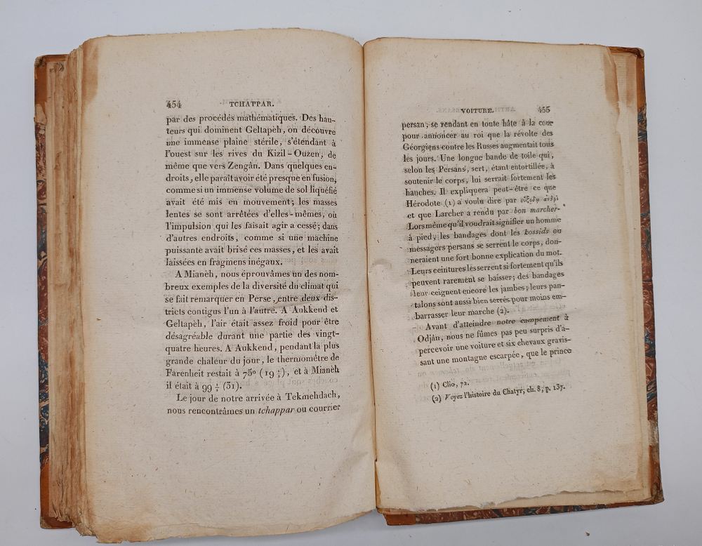 "Second voyage en Perse, en Armenie. Tome 1, 2" Par Jacques Morier, 1818