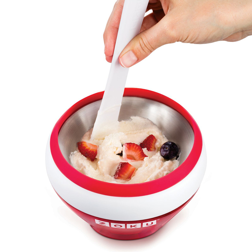 Мороженица ice cream maker красная