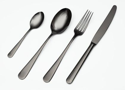 Набор DUNA black80-81 столовые приборы Belo Inox Черный
