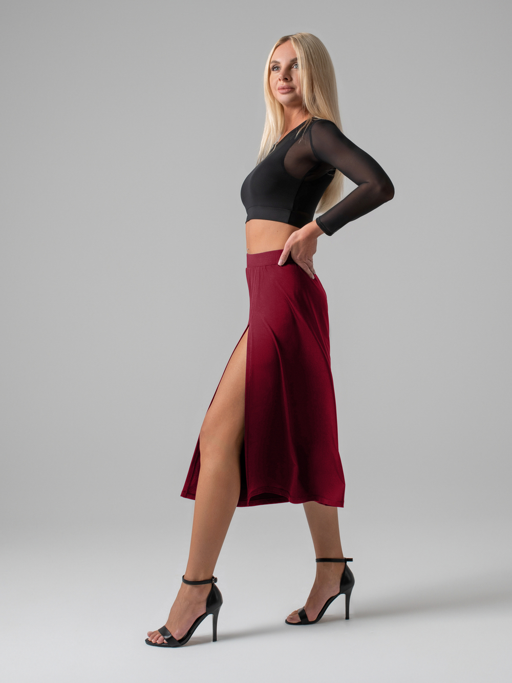 Mohiny Culottes, Dark Red