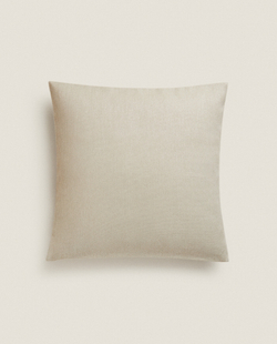 ZARA HOME ОДНОТОННЫЙ ЧЕХОЛ ДЛЯ ДЕКОРАТИВНОЙ ПОДУШКИ, КОРИЧНЕВЫЙ