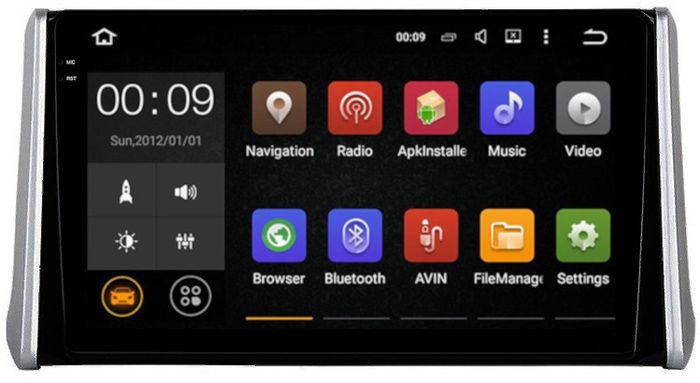 Магнитола для Toyota RAV4 50 2019-2024+ (рынок РФ и ОАЭ) - AIROC 2K RX-1130 Android 13, Быстрая, QLed+2K, CarPlay, SIM-слот