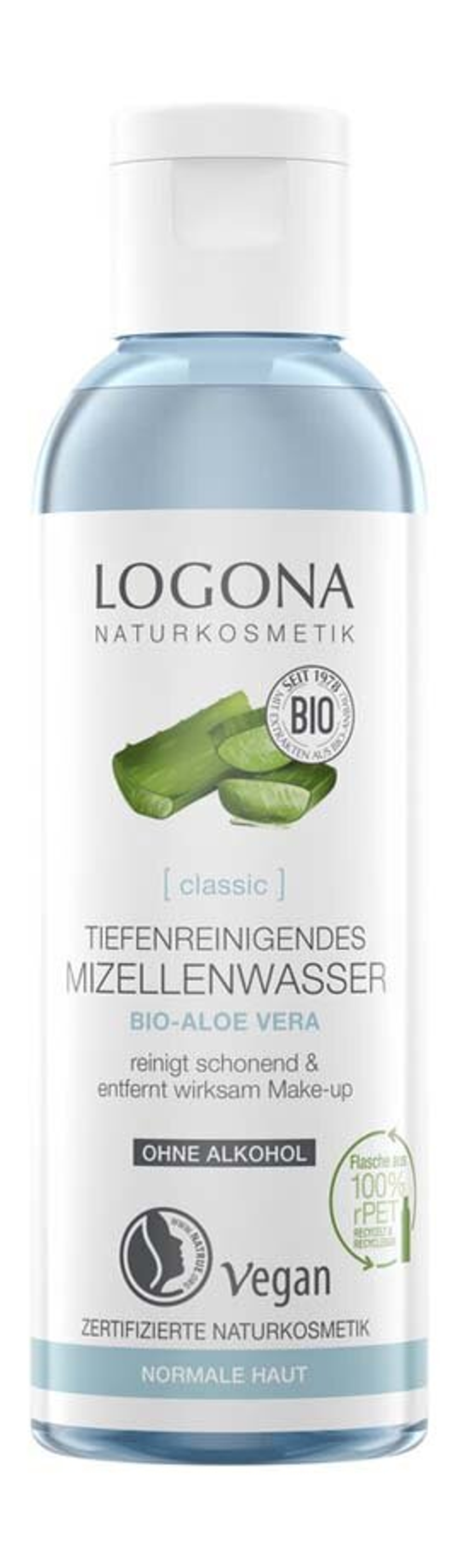 Мицеллярная вода для глубокого очищения Logona, 125 мл