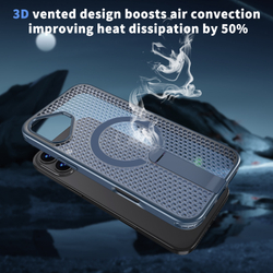 Прозрачный чехол Mesh Pro Magnetic Case для iPhone 16