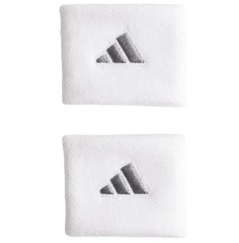 Напульсник теннисный Adidas Short Wristband (OSFM) 2P - white/iron metallic