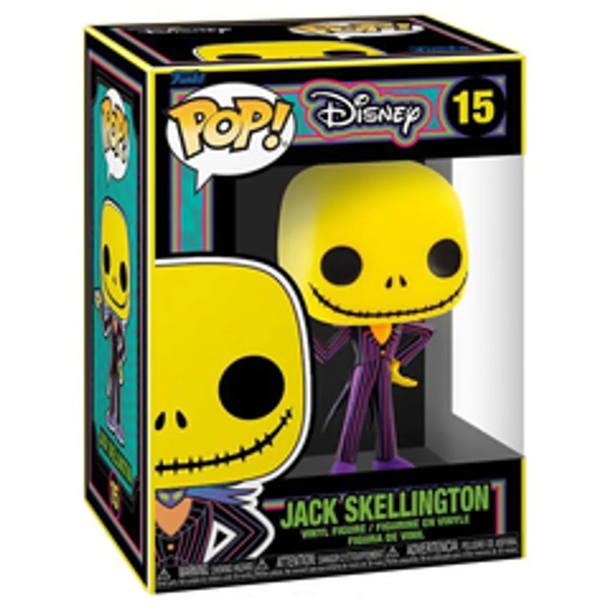 Funko POP! Disney. The Nightmare Before Christmas: Jack Skellington (Blacklight Exc) (15)