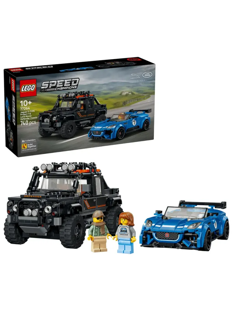 Конструктор Speed Champions 77264 Jaguar и Land Rover