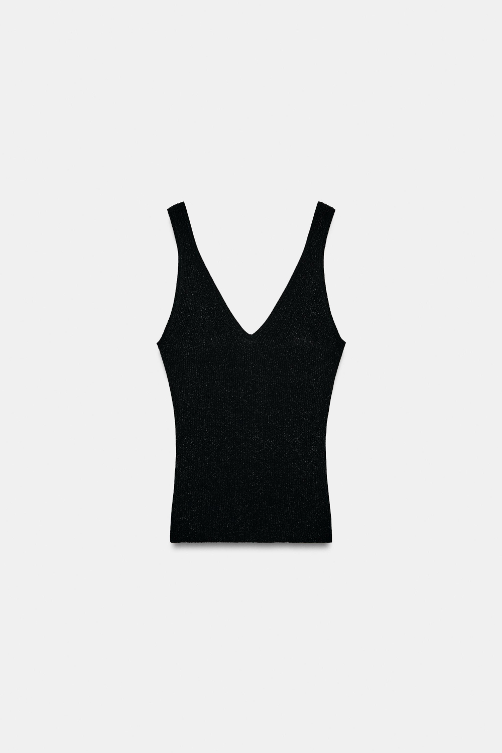 ТРИКОТАЖНЫЙ ТОП НА БРЕТЕЛЯХ — ZARA