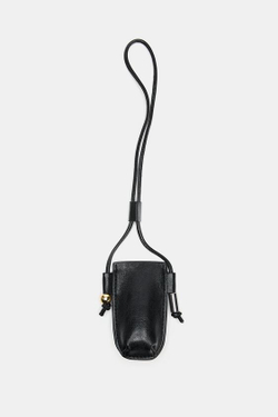 ZARA ПОДВЕСКА-ФУТЛЯР ДЛЯ МИНИ-ПАРФЮМА, ЧЕРНЫЙ
