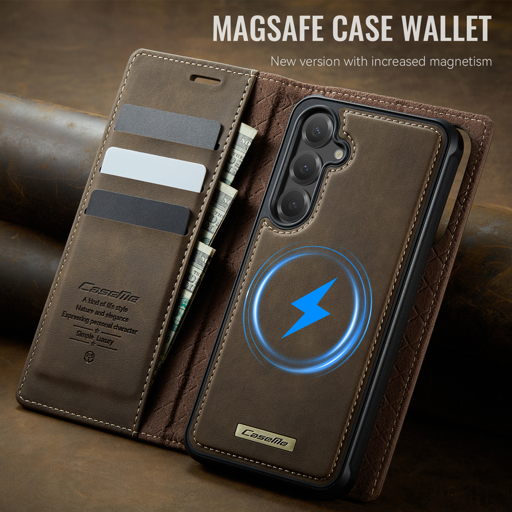 Чехол-кошелек CaseMe 2 in 1 MagSafe Samsung Galaxy S24+