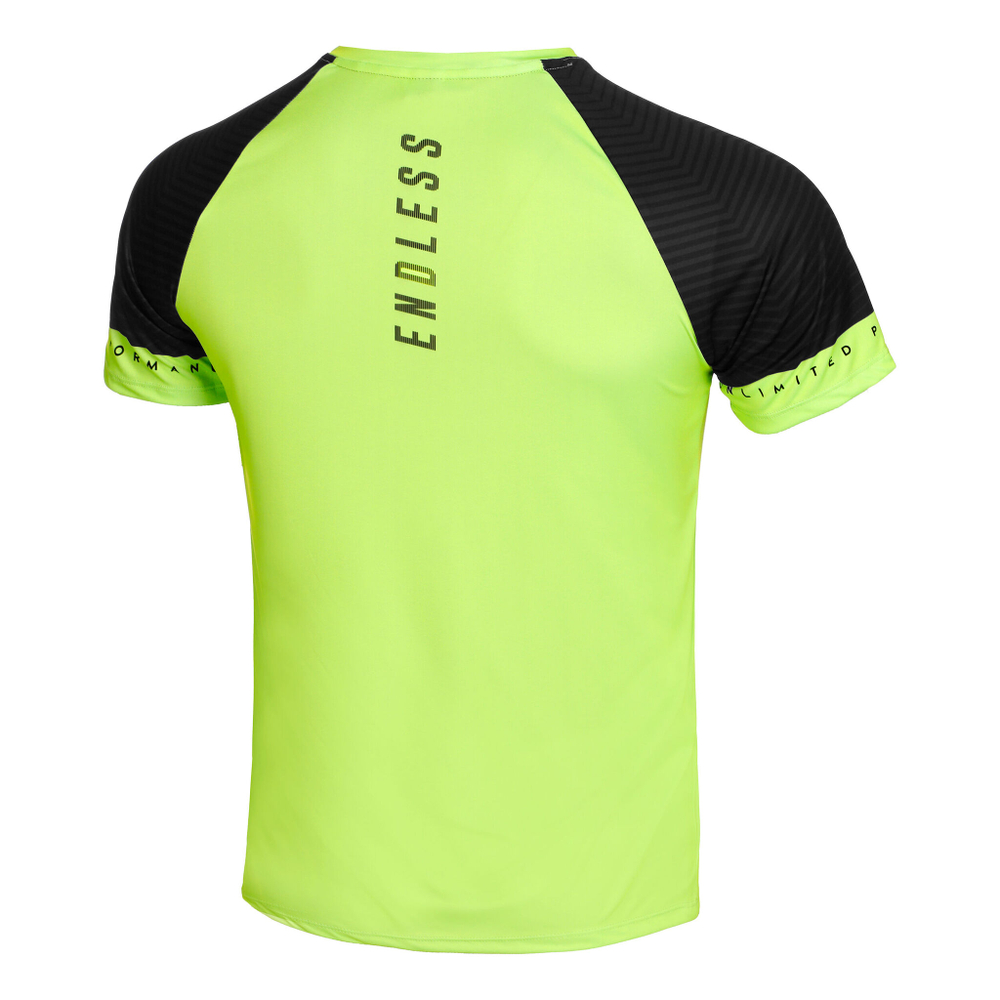 Мужское теннисное поло Endless Feisty Sleeves T-Shirt Men - Neon Green