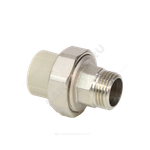 Муфта PP-R комбинированная разъемная серая Дн 32х3/4" НР VALFEX 10156220Г