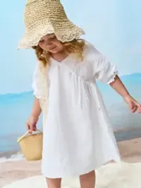 Платье муслиновое "Сахар" 0+