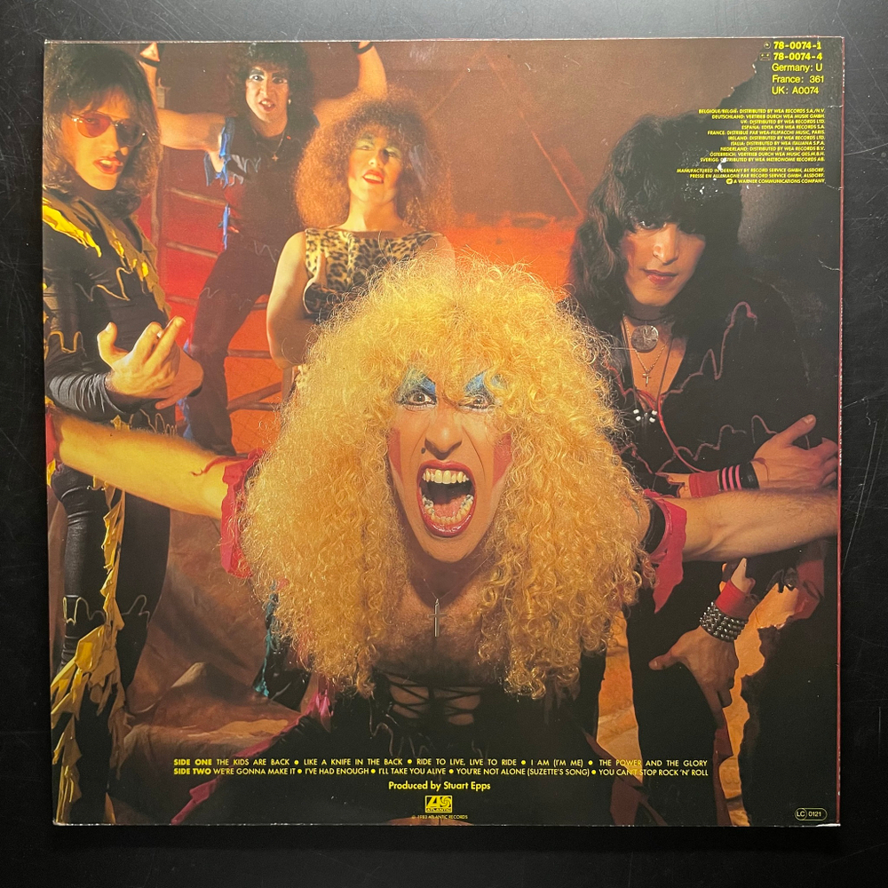 Twisted Sister ‎– You Can't Stop Rock 'N' Roll (Германия 1983г.)