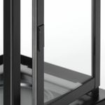 Подсвечник фонарь IKEA BORRBY (БОРБЮ), Черный, Металл, 28 см