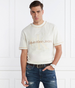 Футболка CALVIN KLEIN JEANS - кремовый(J30J324673)
