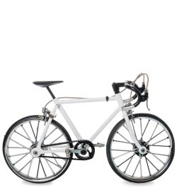VL-19/4 Фигурка-модель 1:10 Велосипед гоночный «Roadbike» белый