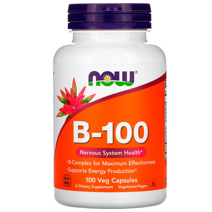 NOW Vitamin B-100 (100 капс.)
