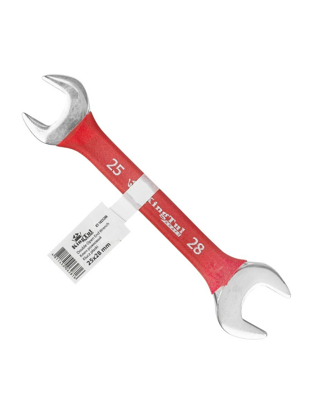 Ключ рожковый 25х28мм в прорезиненной оплетке KingTul kraft KT-102528k(322528)