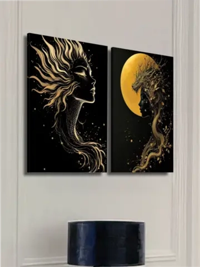 Картина Корона света, модульная 50x70см 2шт.