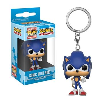 Брелок Funko Pocket POP! Keychain: Games: Sonic w/ RIng 20289-PDQ